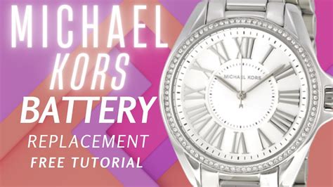 how to replace michael kors battery|Michael Kors watch battery chart.